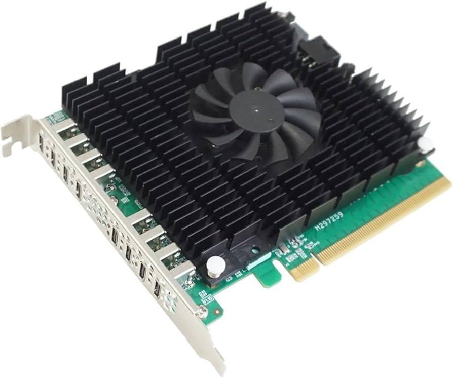 Contrôleur hôte HighPoint RU1411C USB-C 3.2 20 Gbit/s PCIe 3.0 x16