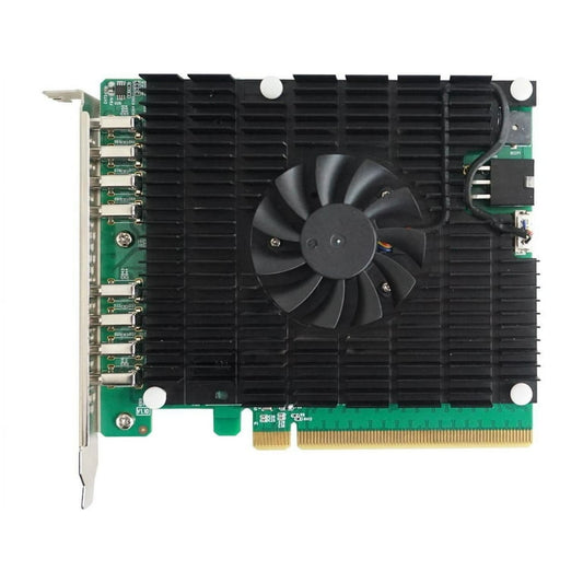 HighPoint RU1488C 8-Port USB-C 3.2x2 PCIe 3.0 x16 Host Controller