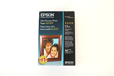 Papier photo glacé EPSON Ultra Premium 4x6, 100 feuilles