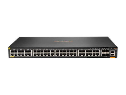The HPE ANW 6300F is a high-performance 55-port Ethernet switch designed for enterprise and government-grade networking. Featuring Gigabit connectivity, advanced Layer 2/3 routing, and robust PoE+ support, it offers scalable, secure switching with strong management capabilities and TAA compliance. Built for reliability, it combines hardware acceleration with a powerful ARM Cortex A72 processor to handle intensive networking demands efficiently.