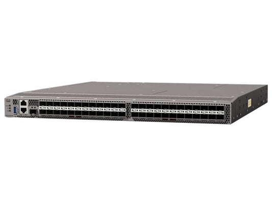 The HPE SN6720C is a high-performance 64Gb Fibre Channel switch designed to support demanding storage networks. Featuring 48 active 64Gb SFP+ ports, it delivers scalability and reliability for modern enterprise SAN environments. TAA-compliant and manufactured in Mexico, this switch aligns with government purchasing standards.