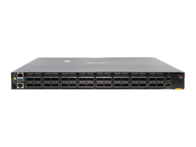 The HPE Aruba Networking CX 9300 Switch Series offers high-performance 400 Gbps wired switching with 34 ports, robust 32GB RAM, and 128GB SSD storage. Ideal for enterprise networks, it supports advanced routing protocols and comes with a redundant power configuration and limited lifetime warranty.