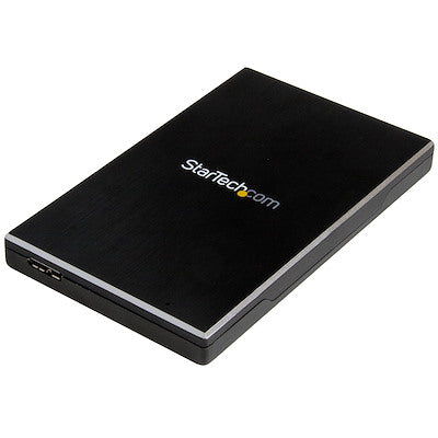 StarTech USB 3.1 Gen 2 2.5" SATA Drive Enclosure – Aluminum, Black