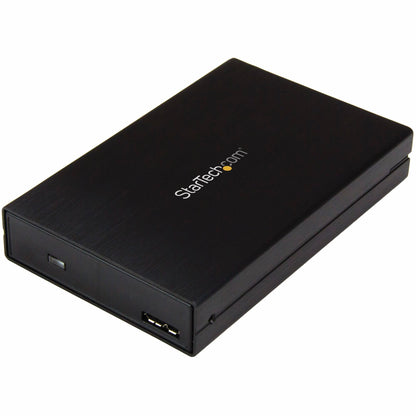 StarTech USB 3.1 Gen 2 2.5" SATA Drive Enclosure – Aluminum, Black