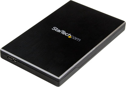 StarTech USB 3.1 Gen 2 2.5" SATA Drive Enclosure – Aluminum, Black