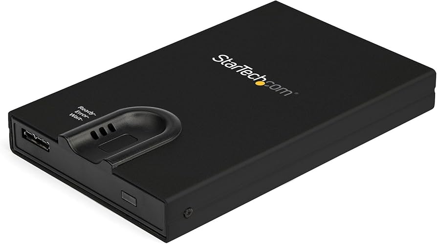 Boîtier biométrique crypté StarTech pour disque dur SATA USB 3.0 2,5 pouces
