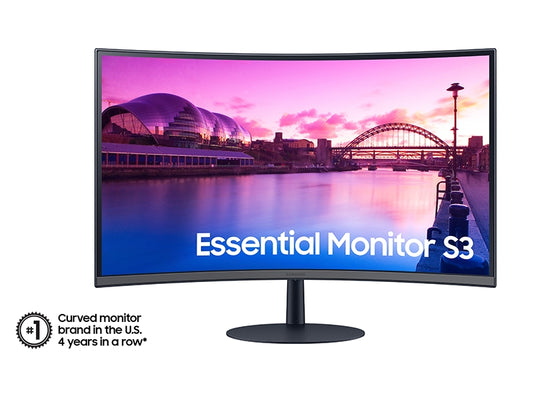 Moniteur incurvé Samsung S27C394EAN 27 pouces FHD, 75 Hz, dalle VA, HDMI/DP