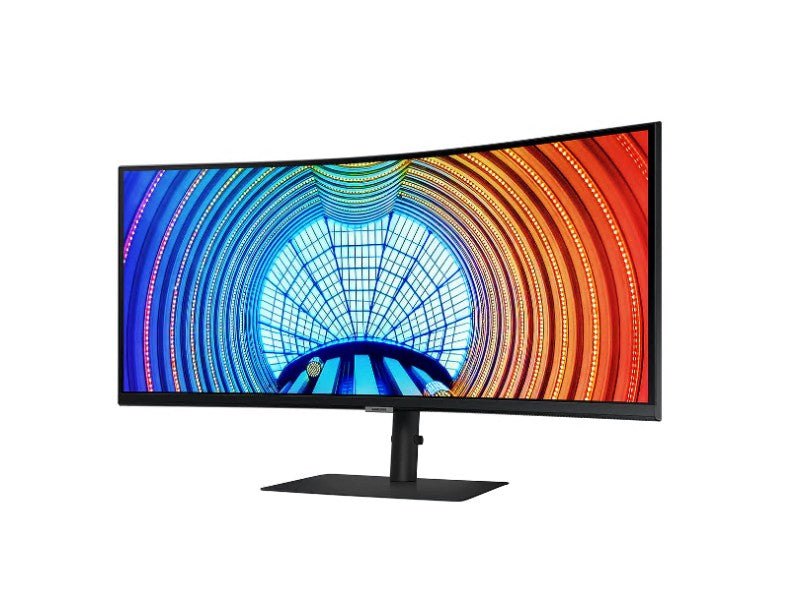 The Samsung ViewFinity S34A654UBN offers a 34-inch ultra-wide curved display with 1000R curvature for immersive viewing. Engineered with VA panel technology, this monitor delivers 3440 x 1440 UW-QHD resolution, 1.07 billion colors, FreeSync support, and a 100 Hz refresh rate for seamless visuals. Ideal for multitasking professionals and gamers alike, it features HDMI, DisplayPort, USB-C with 90W Power Delivery, and integrated USB hub capabilities.