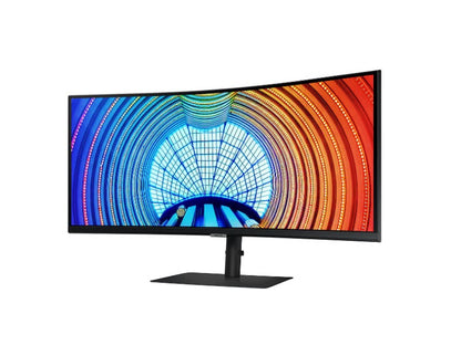 The Samsung ViewFinity S34A654UBN offers a 34-inch ultra-wide curved display with 1000R curvature for immersive viewing. Engineered with VA panel technology, this monitor delivers 3440 x 1440 UW-QHD resolution, 1.07 billion colors, FreeSync support, and a 100 Hz refresh rate for seamless visuals. Ideal for multitasking professionals and gamers alike, it features HDMI, DisplayPort, USB-C with 90W Power Delivery, and integrated USB hub capabilities.
