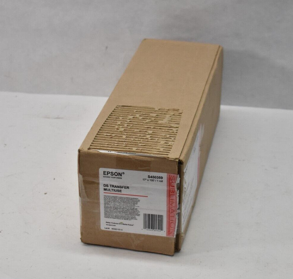 EPSON DS Transfer Multi-Use Paper, 17" x 100', Instant Dry