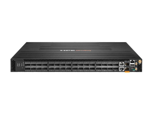 HPE Aruba Networking 8325P-32C is a high-performance 1U switch designed for data-intensive environments. Featuring 100Gbps transfer rates, QSFP28 connectivity, and 32GB of RAM, it ensures reliable, high-bandwidth networking with enterprise-grade features and a lifetime limited warranty. Ideal for aggregation or core deployments where speed and scale are critical.
