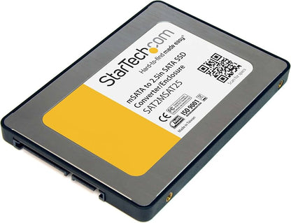 StarTech 2.5" SATA to Mini SATA SSD Adapter Enclosure - SAT2MSAT25