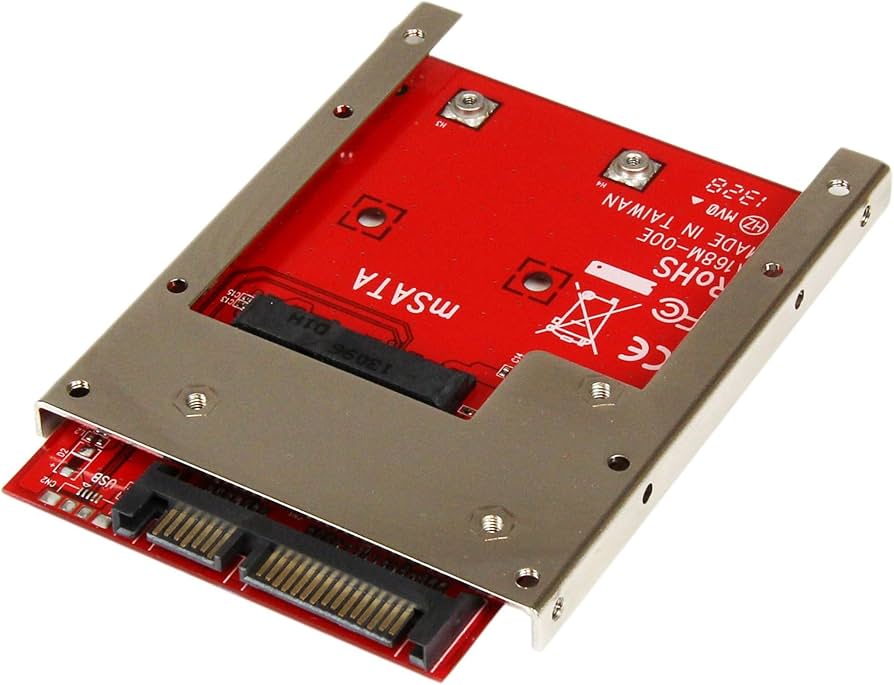 STARTECH mSATA SSD vers 2,5 pouces SATA 6 Gbit/s Adaptateur Convertisseur