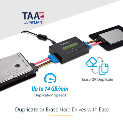 StarTech 2.5/3.5in SATA HDD Duplicator & Eraser - SATDUP11