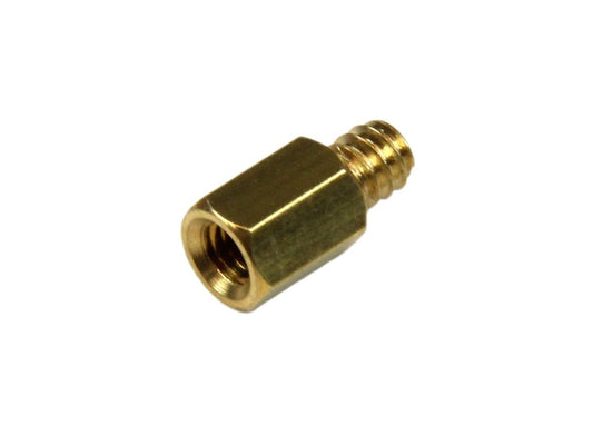 SCREWNUTM from STARTECH is a 50-pack of #6-32 to M3 metal jack screw standoffs designed for mounting motherboards into computer cases with #6-32 threaded mounts. Made from durable steel and brass with a copper finish, these standoffs are TAA compliant and include a 2-year warranty—ideal for IT system integrators and repair operations.