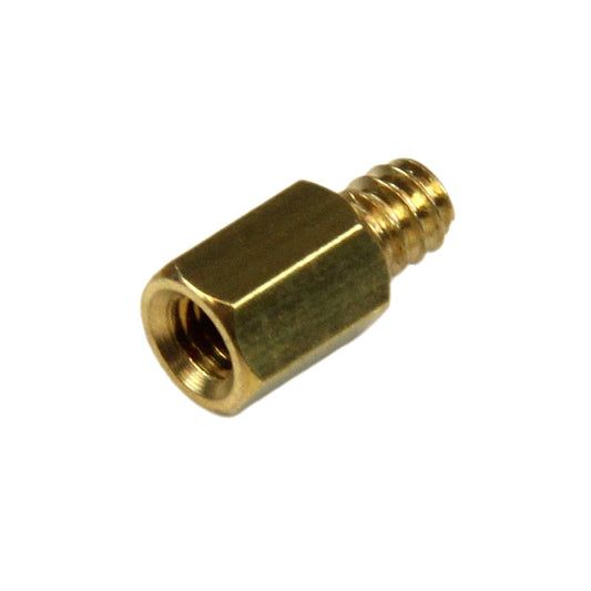 #6-32 to M3 Jack Screw Standoff 50 Pack – Copper, Steel/Brass, TAA Compliant