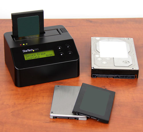Station d'accueil et effaceur de disque dur autonome USB 3.0 StarTech - SDOCK1EU3P