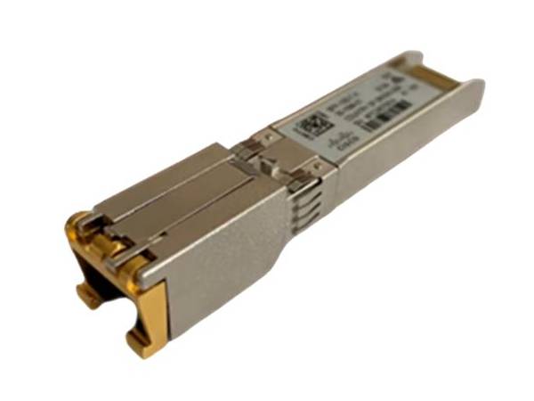 The Cisco SFP-10G-T-X= is a high-performance 10GBASE-T SFP+ transceiver module designed for reliable Gigabit Ethernet over Cat6A cabling up to 30 meters. Featuring a compact SFP+ form factor and only 2.5W power consumption, it offers efficient high-speed networking for enterprise data centers and backbone infrastructure. Covered by a standard 5-year warranty, it ensures long-term dependability and robust compliance with IEEE 802.3 standards.