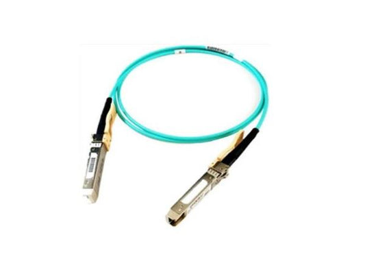 This Cisco 25GBASE Active Optical Cable offers high-speed transmissions with a 4-meter length and SFP28 connectors on both ends. Designed for performance and efficiency, it delivers up to 25Gbps data rates with low power consumption and includes a 5-year standard warranty. Ideal for high-throughput networking applications requiring reliable, TAA-compliant optical interconnects.