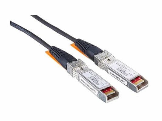 The CISCO 10GBASE-CU SFP+ 3 Meter Cable is a high-quality passive Twinax solution designed for reliable high-speed networking. With SFP+ connectors on both ends, a 30AWG gauge, and a compact 3-meter length, it ensures minimal power usage and consistent signal integrity across short distances.
