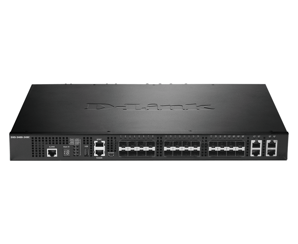 D-LINK DGS-3630-28PC/SI 24-Port L3 PoE Switch with 4 SFP+ Uplinks