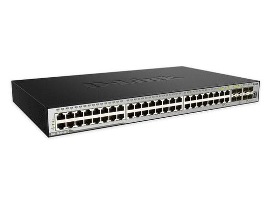 The D-LINK DGS-3630 SERIES 52-PORT is a fully managed, stackable Layer 3 switch designed for high-density enterprise environments. Featuring 52 Gigabit ports and 4 dedicated 10GbE SFP ports, it delivers fast, scalable, and secure network performance. Ideal for bandwidth-intensive networks, it ensures high throughput, strong reliability, and long-term support with its lifetime warranty.