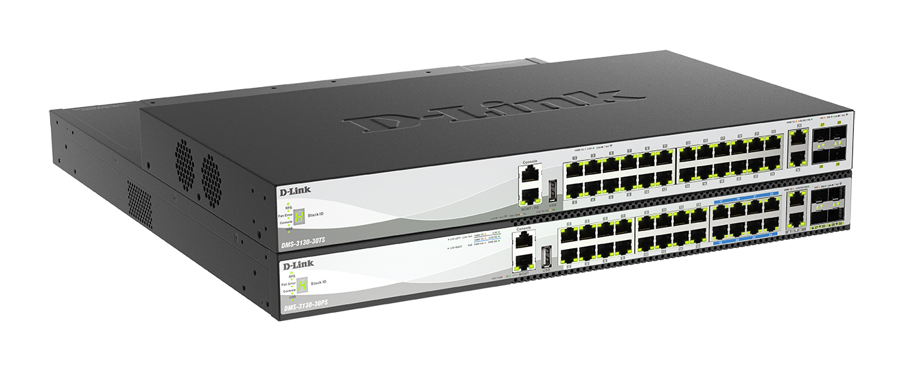 D-LINK DGS-3630-28PC/SI 24-Port L3 PoE Switch with 4 SFP+ Uplinks
