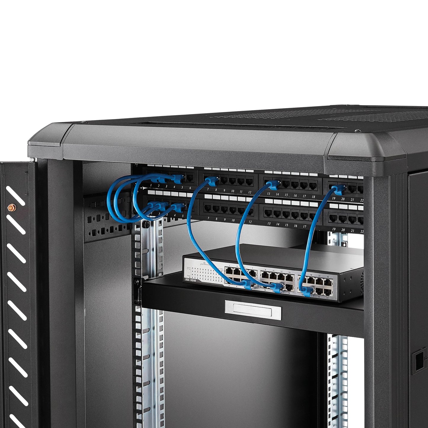 StarTech SLIDESHELFD 22in Sliding Server Rack Shelf - 1U Steel Tray