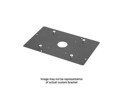 The CHIEF SLM343 CUSTOM BLK is a tailored projector mount bracket designed for precision compatibility with specific projector models. This black mount is manufactured in the United States and meets TAA compliance standards, making it suitable for government and commercial applications. Ideal for customized projector installations, it ensures both security and seamless integration.