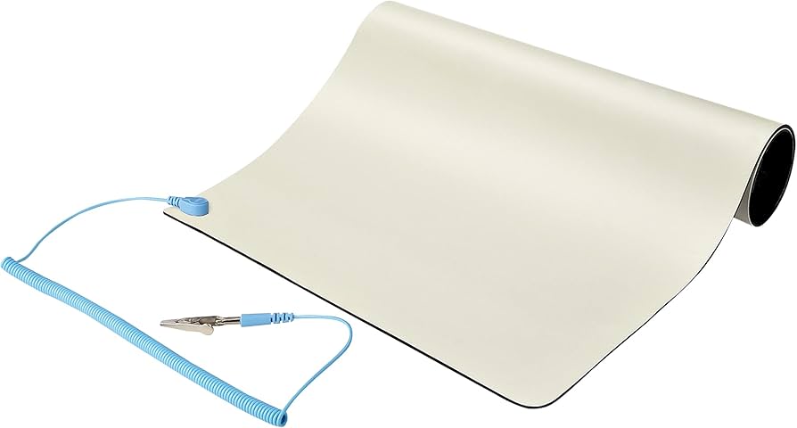Tapis antistatique ESD StarTech pour bureau/table, 28 x 45 cm, beige