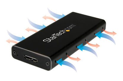 STARTECH M.2 SATA SSD USB 3.1 Enclosure with USB-C - SM21BMU31C3