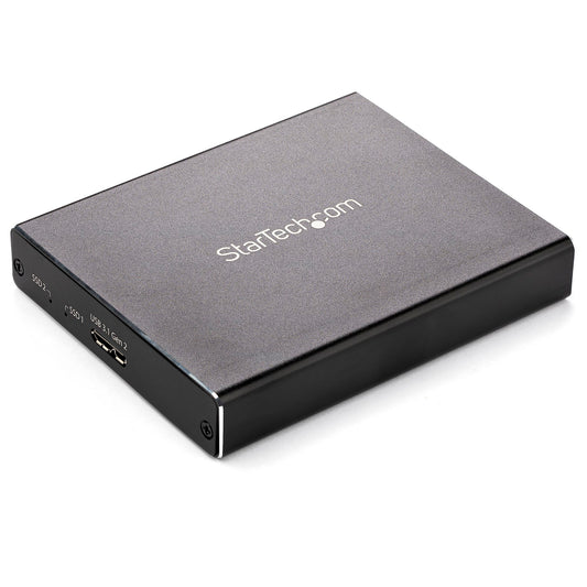 StarTech Dual M.2 SATA SSD Enclosure USB 3.1 Gen 2 RAID – SM22BU31C3R