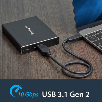 StarTech Dual M.2 SATA SSD Enclosure USB 3.1 Gen 2 RAID – SM22BU31C3R