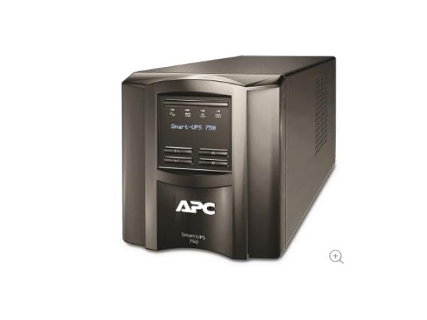 APC Smart-UPS 750VA LCD 120V with SmartConnect delivers reliable backup power, ideal for servers, routers, and networking equipment. Designed with line-interactive technology, it supports critical electronics with energy efficiency, enhanced monitoring, and compliance with TAA and Energy Star standards.