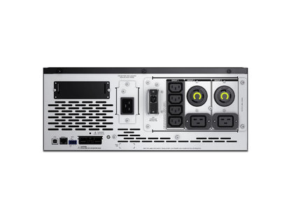 The APC Smart-UPS X 3000VA Short Depth Tower (SMX3000HVTUS) is a line-interactive UPS that delivers reliable 2700W of power with advanced connectivity and form factor flexibility. Designed for rack-mountable deployment, it features SmartSlot expandability and multiple output options including 2 NEMA L6-20R and 6 IEC C-series ports to support mission-critical equipment. This TAA-compliant unit is engineered in the USA to meet the demands of secure and high-availability environments.