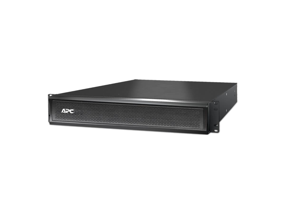 SCHNEIDER ELECTRIC SMX48RMBP2US - APC Smart-UPS X-Series External Battery Pack provides 48V at 864VAh in a compact 2U rack/tower mountable form. Designed with lead-acid battery technology, it meets TAA compliance standards and includes a 2-year repair or replacement warranty. Ideal for extending runtime in mission-critical UPS deployments.