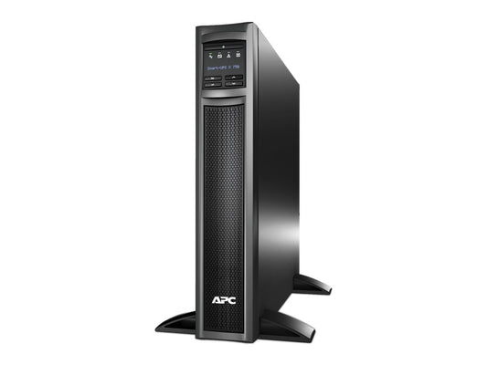 The APC Smart-UPS X SMX750CUS provides reliable power protection with 750VA/675W capacity in a convertible 2U rack/tower form. It features pure sine wave output, 8 NEMA 5-15R outlets, and an Ethernet port for SmartConnect remote monitoring. TAA compliance, energy efficiency, and a 3-year UPS warranty make it ideal for sensitive IT and business-critical systems.