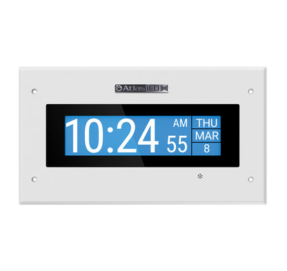 Écran LCD mural CISCO ATLAS IP-DM avec micro, PoE+, blanc