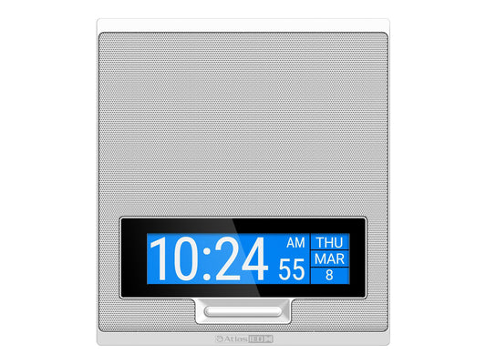 The Cisco Atlas 8 PoE+ IP Loudspeaker with Mic combines high-fidelity audio output with integrated microphone functionality, making it ideal for public address and emergency communication environments. It supports PoE+ connectivity, includes an integrated clock and display interface, and comes equipped with an 8" woofer and 3" tweeter in a 2-way active configuration for clear and reliable sound output.