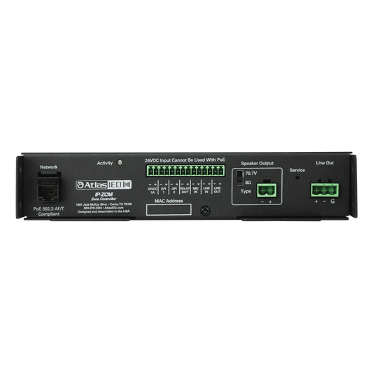 Passerelle IP vers analogique Cisco ATLAS POE+ avec amplificateur et microphone