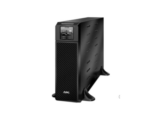 The APC Smart-UPS SRT 5000VA RM 208V is a TAA-compliant, double-conversion online UPS designed for high-availability power protection. This rack-mountable or tower-configurable system delivers 5kVA of power with extended runtime support, outputting 208V through advanced NEMA L6-20R and L6-30R outlets. Included network management and robust power conditioning make it ideal for enterprise data centers and critical IT infrastructure.