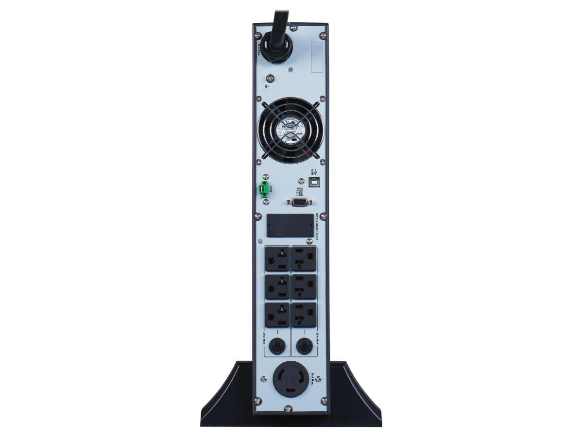 The APC Easy UPS On-Line Lithium-Ion SRVL RT 3000VA 120V with Rail Kit delivers high-performance power protection in a compact, rackmount-ready format. Designed with a 2700W output and lithium-ion battery technology, this UPS ensures long life and reduced maintenance. Ideal for mission-critical infrastructure, it includes a 3-year repair/replacement service for added peace of mind.