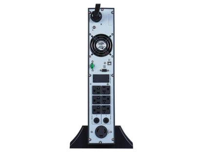 The APC Easy UPS On-Line Lithium-Ion SRVL RT 3000VA 120V with Rail Kit delivers high-performance power protection in a compact, rackmount-ready format. Designed with a 2700W output and lithium-ion battery technology, this UPS ensures long life and reduced maintenance. Ideal for mission-critical infrastructure, it includes a 3-year repair/replacement service for added peace of mind.