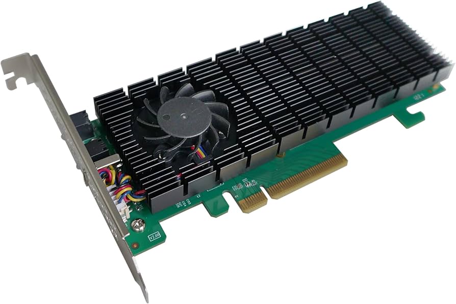 Contrôleur RAID HighPoint SSD6202A PCIe 3.0 x8 double M.2 NVMe