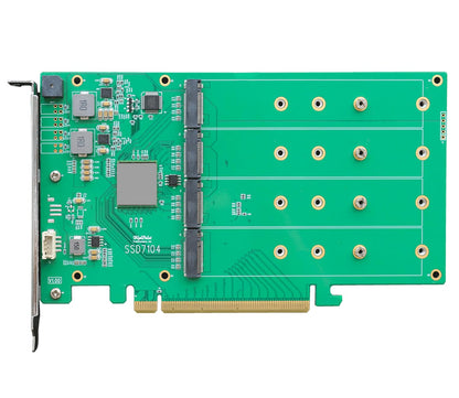 HighPoint SSD7104 PCIe 3.0 x16 4x M.2 NVMe RAID Controller