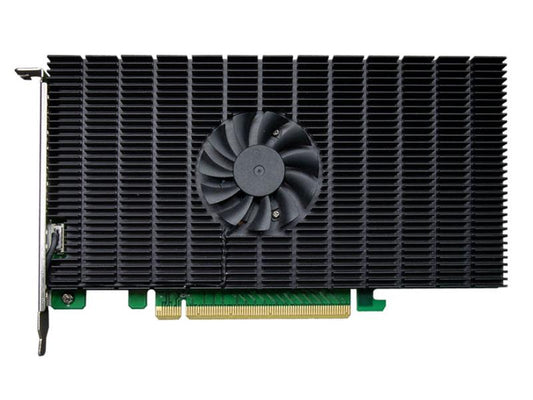 HighPoint SSD7105 is a high-performance, bootable RAID controller designed for users requiring advanced NVMe storage capabilities. It features a PCIe 3.0 x16 interface with support for four M.2 NVMe drives, enabling RAID levels 0, 1, 10, and single drive configurations. Offering compatibility with Windows, Linux, and macOS, it provides flexible RAID management through WebGUI, CLI, BIOS, and UEFI environments.