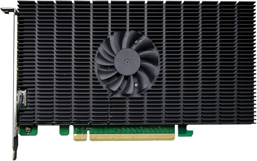 HighPoint SSD7105 PCIe 3.0 x16 4x M.2 NVMe RAID Controller