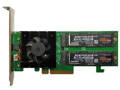 Contrôleur RAID HighPoint SSD7202 PCIe 3.0 x8 double M.2 NVMe