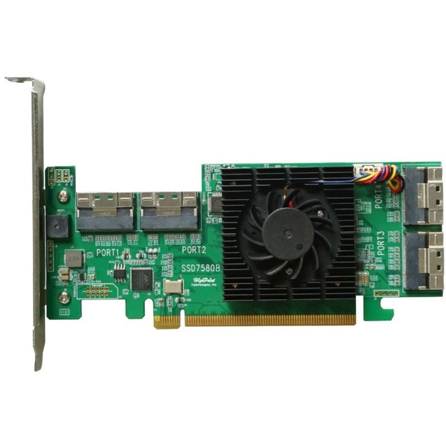 HighPoint SSD7580B PCIe 4.0 x16 8-Port NVMe RAID Controller