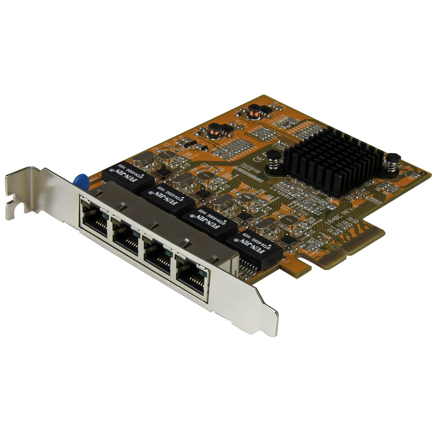 Carte adaptateur réseau Gigabit PCIe 4 ports StarTech ST1000SPEX43